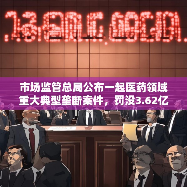 市场监管总局公布一起医药领域重大典型垄断案件，罚没3.62亿元