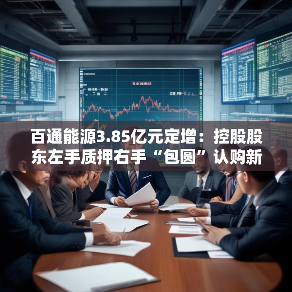 百通能源3.85亿元定增：控股股东左手质押右手“包圆”认购新股 高管计划减持