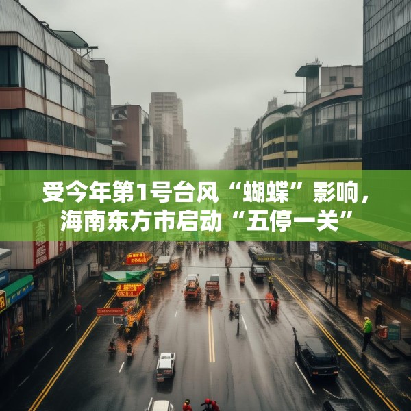 受今年第1号台风“蝴蝶”影响，海南东方市启动“五停一关”
