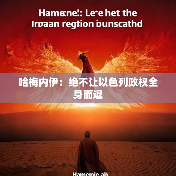 哈梅内伊：绝不让以色列政权全身而退