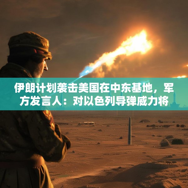 伊朗计划袭击美国在中东基地，军方发言人：对以色列导弹威力将是之前20倍