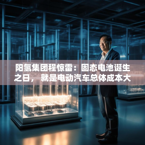 阳氢集团程惊雷：固态电池诞生之日， 就是电动汽车总体成本大幅度下降之时