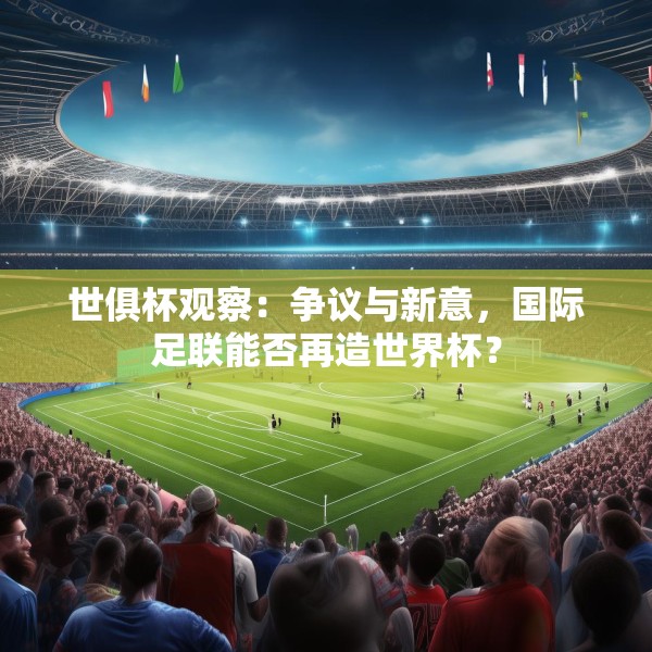 世俱杯观察：争议与新意，国际足联能否再造世界杯？