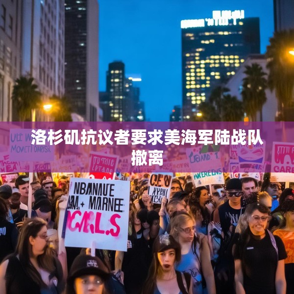 洛杉矶抗议者要求美海军陆战队撤离
