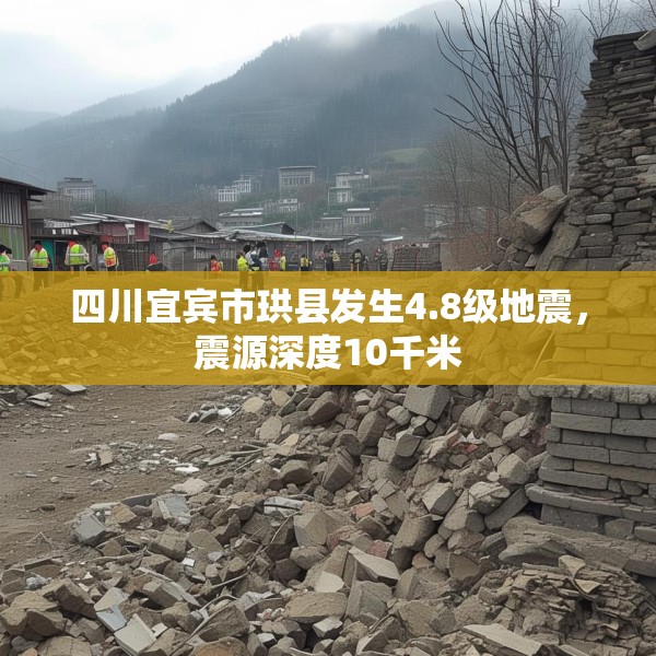 四川宜宾市珙县发生4.8级地震，震源深度10千米