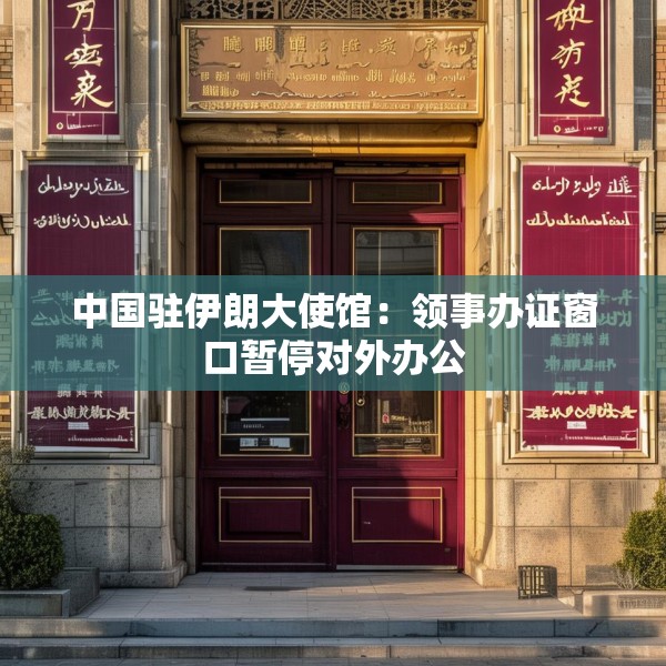 中国驻伊朗大使馆：领事办证窗口暂停对外办公