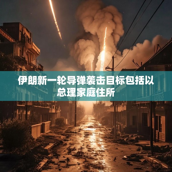 伊朗新一轮导弹袭击目标包括以总理家庭住所