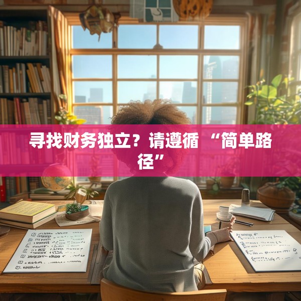 寻找财务独立？请遵循 “简单路径”