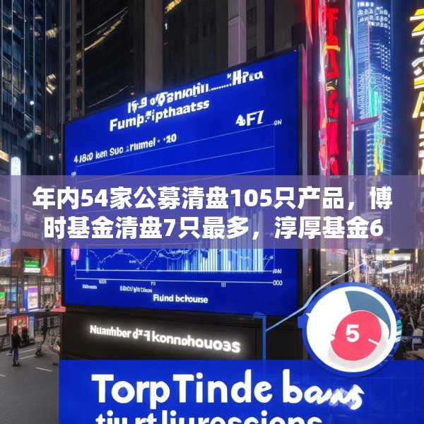 年内54家公募清盘105只产品，博时基金清盘7只最多，淳厚基金6只，华安基金南方基金5只