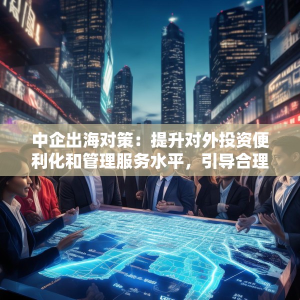 中企出海对策：提升对外投资便利化和管理服务水平，引导合理布局